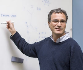 Professor Gabriele Travaglini at a whiteboard